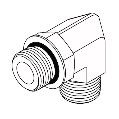 Hydraulic Fitting-Steel16MOR-16MP 90